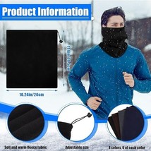 Neck Gaiter and Ear Warmer Set Includes 1 Neck Warmer Gaiter and 1 Ear W... - £7.03 GBP