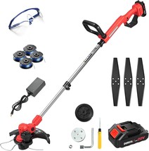 Cordless String Trimmer, Weed Eater Battery Powered, Electric Weed Wacker, - $54.96