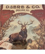 Deere &amp; Co Moline Illinois Vintage John Deere Reproduction Poster 50 Years - $51.28 CAD