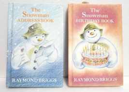 The Snowman Birthday Book Set Old Rare Raymond briggs - $82.28