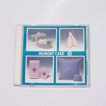 Janome Memory Card #9 Monogram Embroidery - MC9000, Elna CE 20, 8000, 50... - $14.74
