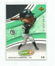 Miguel Cabrera (Florida Marlins) 2004 Upper Deck POWER-UP! Insert Card #63 - £5.32 GBP