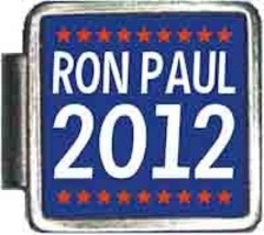 Ron Paul 2012 Italian Charm Bracelet Jewelry Link A10314 - £6.29 GBP