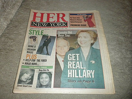 HER New York, 1st women&#39;s newspaper; issue #1; Hillary Clinton; Lisa Sliwa 1993 - £15.76 GBP