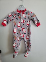 Carter’s Santa Footed Pajamas Size 12 M New - £6.08 GBP