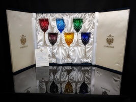   Faberge Odessa Crystal  Colored Glasses NIB - £1,156.40 GBP