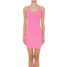 Neon Pink Women&#39;s Basic Sleeveless Tank Top Bodycon Mini - £10.87 GBP