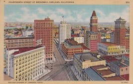 Oakland California CA Fourteenth Street Broadway Civic Auditorium Postca... - $57.06 MXN