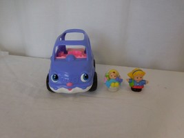 Little People Lil Movers SUV Purple Car Van Music Sounds Travel 2005 Mattel Work - £10.30 GBP