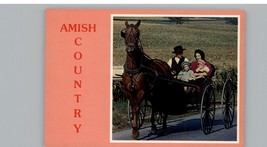 Vintage Amish Country Living By The Book Postcard - £3.86 GBP