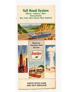 Sinclair Oil Company Toll Road System Map IL IN OH PA NY NJ New England ... - £10.98 GBP