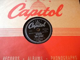 Jerry Colonna 10&quot; 78 rpm - Wyoming / When Rosie Riccoola Do Hoola Ma Boola - £10.89 GBP
