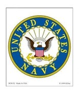 EagleEmblems DC8152 Sticker-USN Logo (3.25x3.5&#39;&#39;) - $166.47 MXN