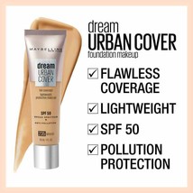 B1 G1 AT 20% OFF Maybelline Dream Urban Cover Full Protective Foundation... - £3.12 GBP+