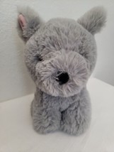 Worlds Softest Plush Grey Puppy Dog Stuffed Animal Beverly Hills Teddy Bear Co - £17.53 GBP
