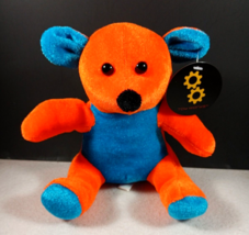 Orange Baby Mouse Works Adorable Plush 7&quot; Stuffed Animal Toy Doll Cute Soft - $7.87