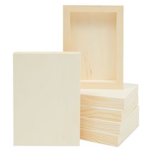 6 Pack 5X7 Unfinished Wood Panels For Painting, Canvas For Arts, Crafts, 5X7 In - £36.17 GBP