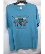 Girlie Girl Originals Blue 100% Cotton Graphic Tee T Shirt  - $20.26 CAD