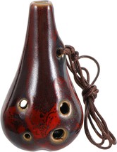 Vaguelly 6 Hole Alto C Ceramic Ocarina Musical Instrument Gift For Begin... - $44.92