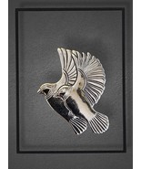 Laurel Burch Hummingbirds Silver Tone Pin Brooch Jewelry Vintage 1980s - $726.92 MXN