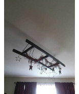 Handmade Wall Display Ladder,Quilt Ladder,Ceiling Ladder w/chains,made t... - $125.13 CAD