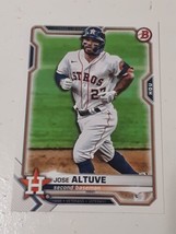 Jose Altuve Houston Astros 2021 Bowman Card #84 - £0.78 GBP