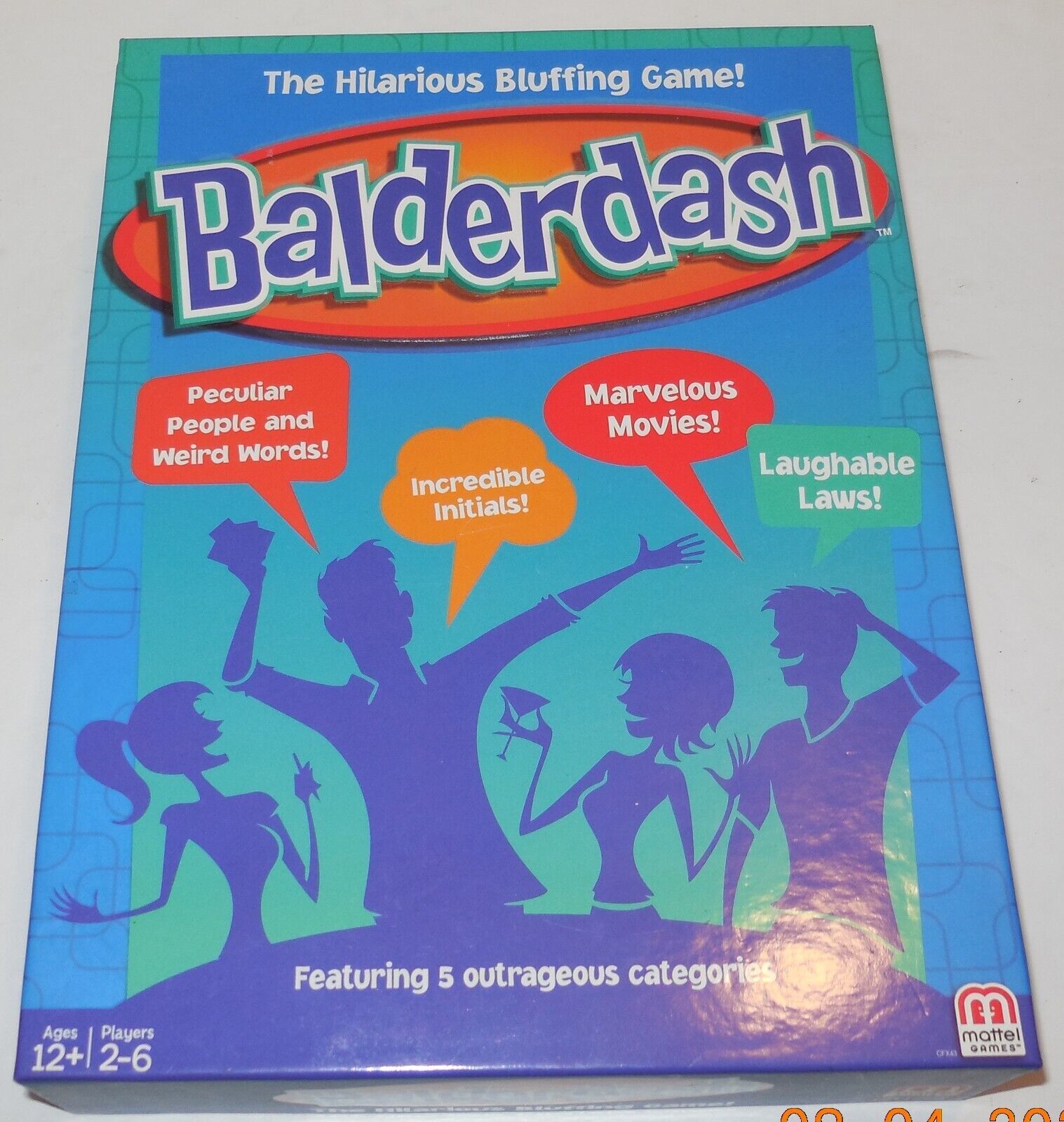 2014 Mattel Balderdash Board Game 100% COMPLETE - $14.64