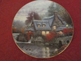 Thomas Kinkade Olde Thomashire Mill Collector Plate Bradford Exchange - £11.96 GBP