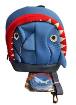 NWT Yisibo Kids Blue Shark Backpack W Safety Leash Children Toddler Backpack 10” - £51.43 GBP