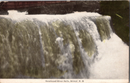 Vtg Postcard N.H. Newfound River Falls, Bristol, Unposted - £4.58 GBP