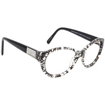 Jimmy Crystal Sunglasses Frame Only JCS601 Swarovski Elements Black&amp;Clear 55 mm - £133.71 GBP