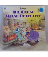 Disney&#39;s Great Mouse Detective vintage book 1986 - £15.57 GBP