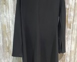 THEORY Women Dress size 4 Black Long Sleeve Knee Length B63 - $37.39