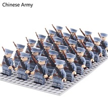 24pcs/Lot Military Soldiers Building Blocks Set Action Figures Bricks Toys #D274 - £19.10 GBP
