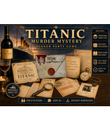 TITANIC MURDER MYSTERY dinner party game, Murder Mystery Dinner. Instant Downloa - $16.95