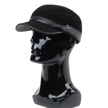 New 2022 Top Quality Sheepskin Baseball Cap Warm  Cap Winter Autumn Fashion Casu - £96.51 GBP
