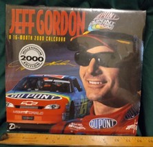 Jeff Gordon 16 Month 2000 Wall Calendar-Millennium Edition-New-Sealed - £2.41 GBP