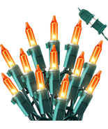 Orange Thanksgiving Mini Lights, 2Pack 13Feet 50Count Autumn Fall String... - $280.53 MXN