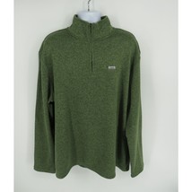 Ocean Coast Men&#39;s Big &amp; Tall XLT Moss Olive Quarter Zip Fleece Pullover NWT $64 - £21.90 GBP