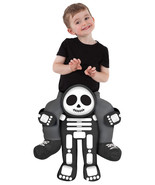 Toddler Piggyback Skeleton Costume Ride On Childs Illusion Carry Me Dres... - $150.64 CAD