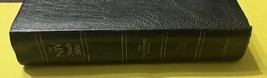 NIV Study Bible Red Letter Edition Zondervan Black Genuine Leather 1985 Indexed - £21.14 GBP