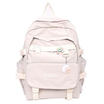 Kawaii Backpack Large Capacity School Bag Nylon Waterproof Anti-theft Women Leis - £63.40 GBP