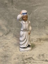 Vintage Handpainted Porcelain Figure w/24K Gold Accents (Made in Occupied Japan) - £12.70 GBP