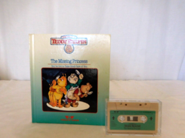 Teddy Ruxpin The Missing Princess Book &amp; Tape 1980s Worlds of Wonder Vin... - $11.88