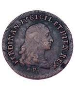 1790 Italian States Naples 3 Tornesi VF+ Condition KM #206 - $99.80 CAD