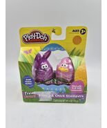 Play-Doh Bunny &amp; Chick Stampers Easter 2-2 Oz Containers PKG DMG - $12.86