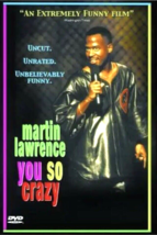 Martin Lawrence Performance:  You So Crazy DVD - Comedy - $3.95