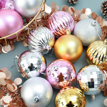 34 Christmas Ball Set 4cm Christmas Ornaments - £16.97 GBP