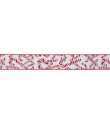 Candy Cane Print Wired Ribbon (Set of 2) - $78.65 CAD
