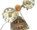 Mr Christmas Double Nottingham Ferris Wheel 30 Songs Lights Motion AS IS - £35.57 GBP